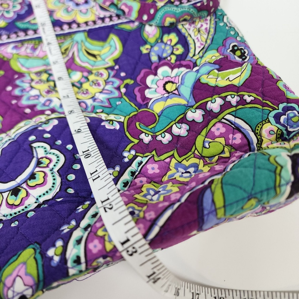 Vera Bradley Heather Paisley Toggle Tote Bag - Picture 8 of 10